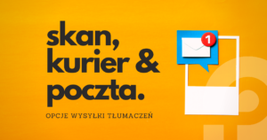 Opcje wysyłki tłumaczeń
