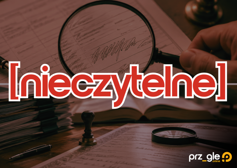 nieczytelny wpis na tłumaczeniu przysięgłym